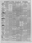 Portland Daily Press: February 15,1882