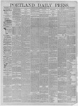 Portland Daily Press: February 25,1882