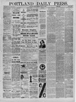 Portland Daily Press: March 24,1882