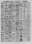 Portland Daily Press: March 06,1882