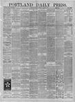 Portland Daily Press: January 06,1883