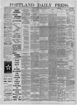 Portland Daily Press: January 08,1883