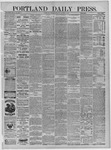 Portland Daily Press: January 09,1883