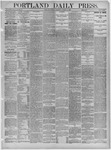 Portland Daily Press: January 11,1883