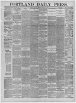 Portland Daily Press: January 15,1883