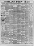Portland Daily Press: January 25,1883