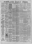 Portland Daily Press: January 30,1883