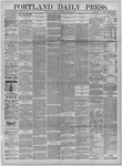Portland Daily Press: March 14,1883
