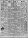 Portland Daily Press: March 15,1883