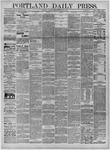 Portland Daily Press: March 20,1883
