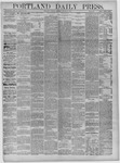 Portland Daily Press: March 27,1883