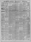 Portland Daily Press: March 29,1883