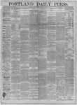 Portland Daily Press: March 30,1883
