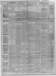 Portland Daily Press: March 31,1883