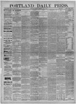 Portland Daily Press: May 03,1883