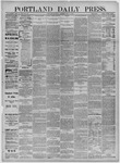 Portland Daily Press: May 05,1883