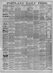 Portland Daily Press: May 10,1883
