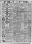 Portland Daily Press: May 12,1883
