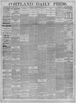 Portland Daily Press: May 15,1883