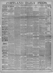 Portland Daily Press: May 18,1883