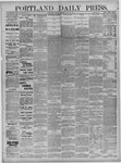 Portland Daily Press: May 22,1883