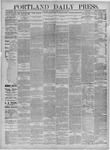 Portland Daily Press: May 23,1883