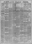 Portland Daily Press: May 25,1883