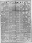 Portland Daily Press: May 30,1883