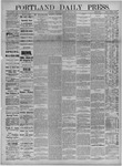 Portland Daily Press: May 31,1883