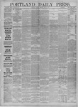 Portland Daily Press: June 09,1883