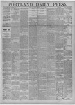 Portland Daily Press: June 12,1883