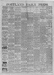 Portland Daily Press: June 26,1883