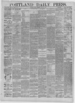 Portland Daily Press: June 29,1883