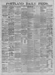 Portland Daily Press: July 06,1883
