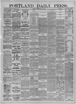 Portland Daily Press: July 10,1883