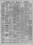 Portland Daily Press: July 11,1883