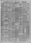 Portland Daily Press: July 13,1883