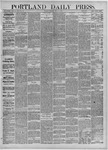 Portland Daily Press: July 17,1883