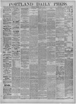 Portland Daily Press: July 18,1883