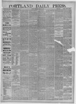 Portland Daily Press: July 20,1883