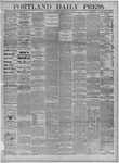 Portland Daily Press: July 25,1883