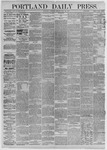 Portland Daily Press: July 28,1883