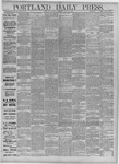 Portland Daily Press: August 11,1883