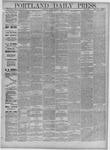Portland Daily Press: August 13,1883