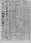 Portland Daily Press: August 14,1883
