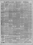 Portland Daily Press: August 15,1883