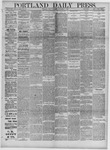 Portland Daily Press: September 07,1883