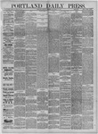 Portland Daily Press: September 17,1883