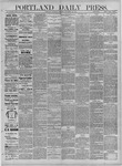 Portland Daily Press: September 22,1883