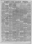 Portland Daily Press: October 09,1883